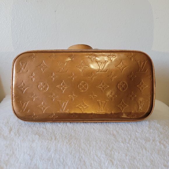 Louis Vuitton Bronze Leather Monogram Vernis Houston Tote Bag - Picture 7 of 15